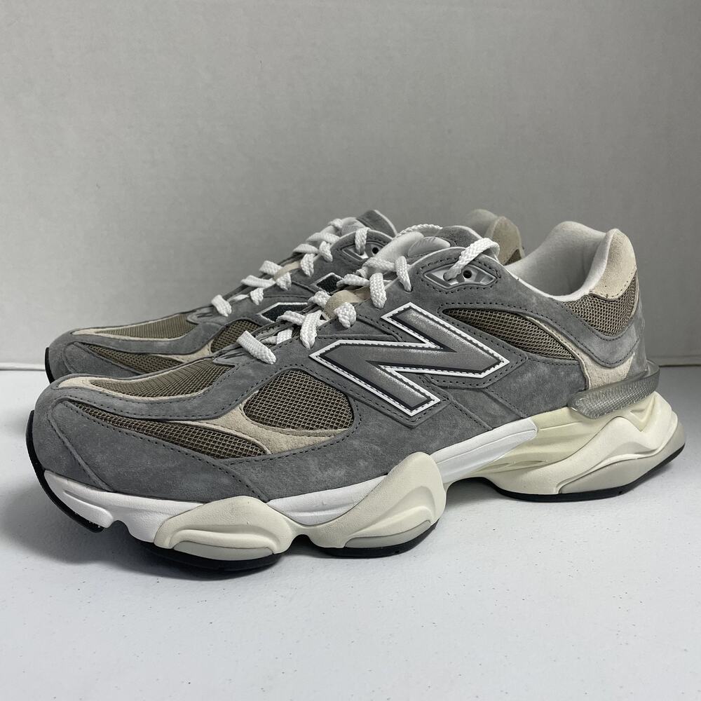 New Balance 9060 Slate Grey Timberwolf U9060LBA Size 14 Mesh Chunky Workout Shoe